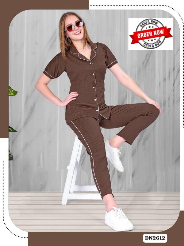 Summer Special COLLAR VOL.DN 2612 Catalog nightwear set for ladies