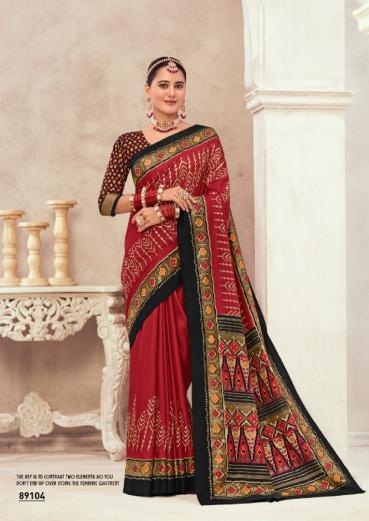 Vipul Gulmarg Silk Vol 6 catalog saree fabric online india