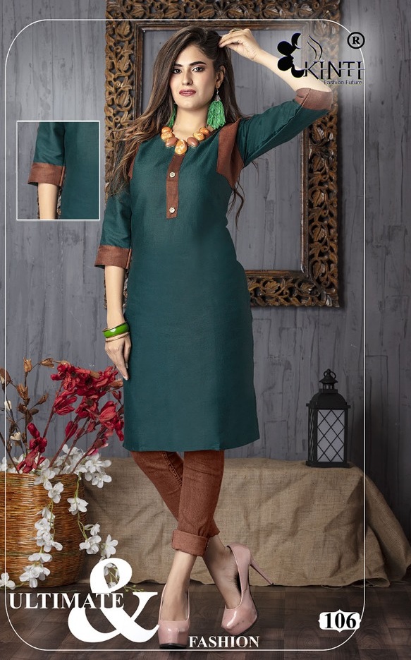 Chitra Vol 10 By Kinti Fashion Designer Kurti Catalogue