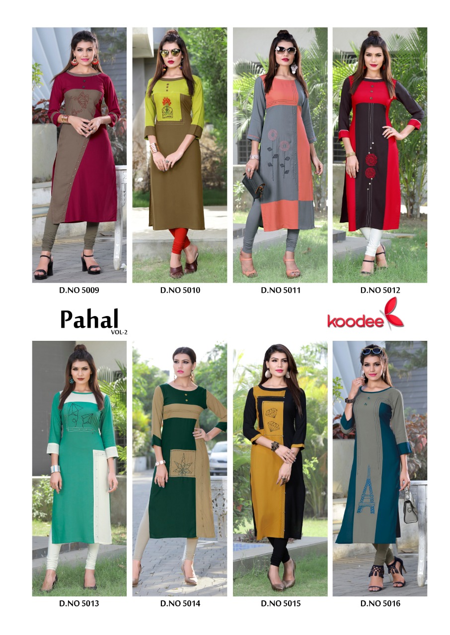 Pahal 2 Casual Kurtis Catalogue Koodee Brand