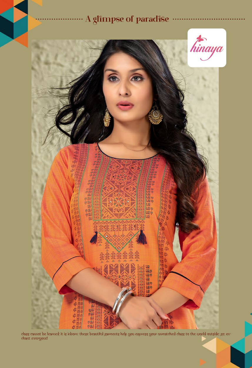 Hinaya Brand Anamika Vol 2 Casual Kurtis Catalogue