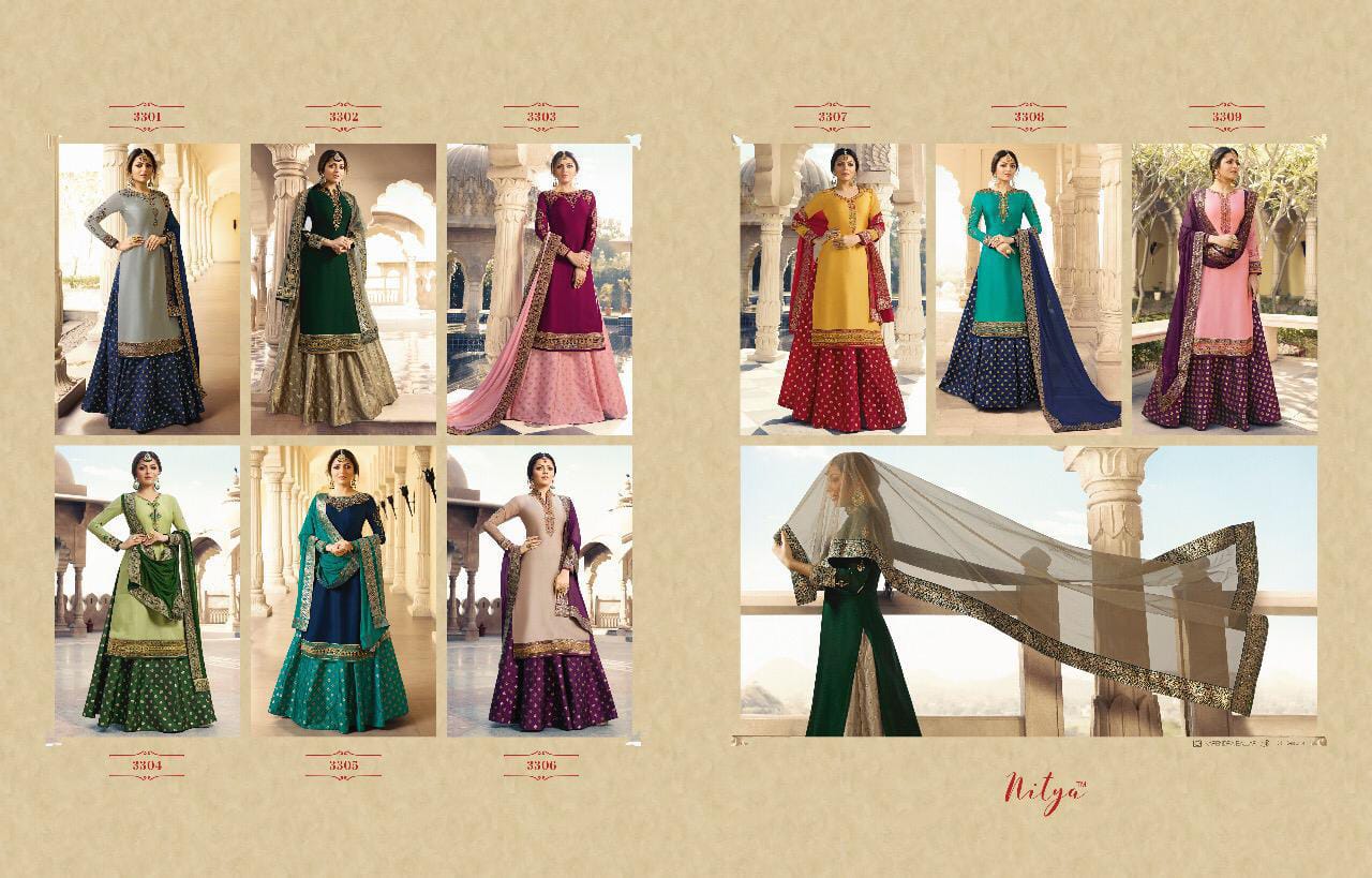 Nitya 133 Embroidery Salwar Kameez Catalogue