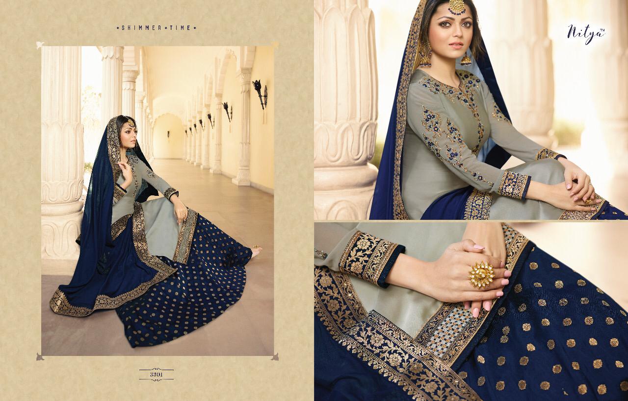 Nitya 133 Embroidery Salwar Kameez Catalogue