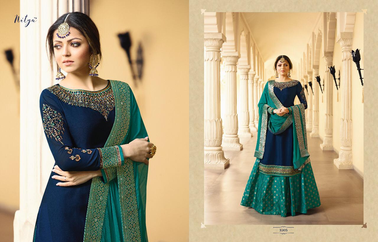 Nitya 133 Embroidery Salwar Kameez Catalogue