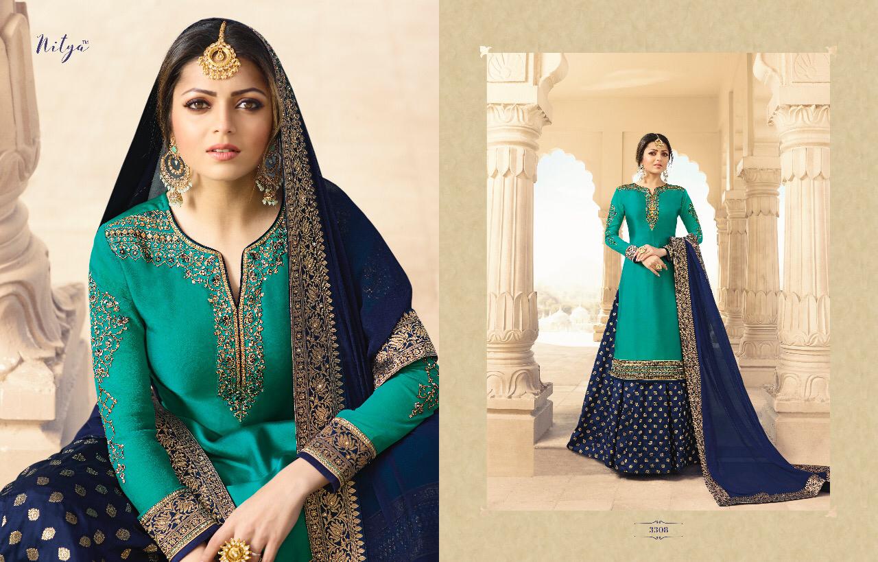 Nitya 133 Embroidery Salwar Kameez Catalogue