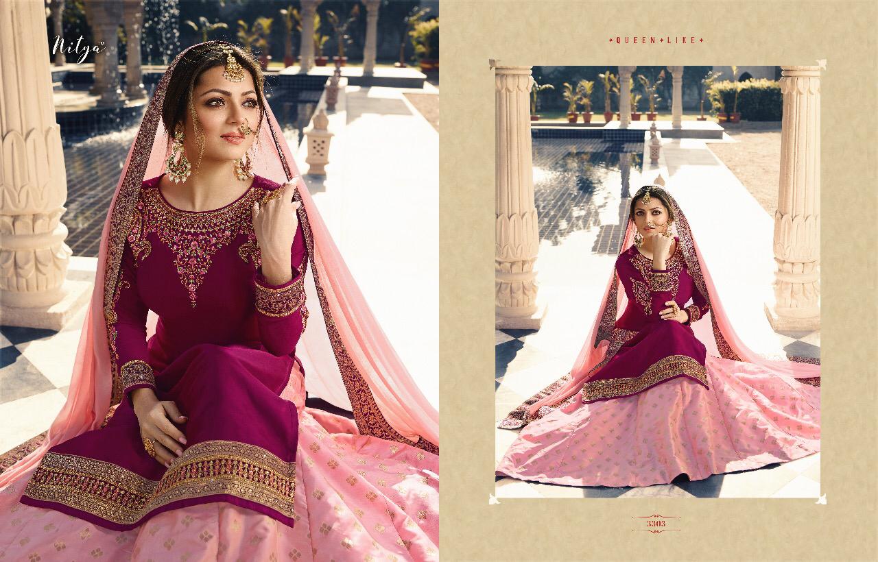 Nitya 133 Embroidery Salwar Kameez Catalogue