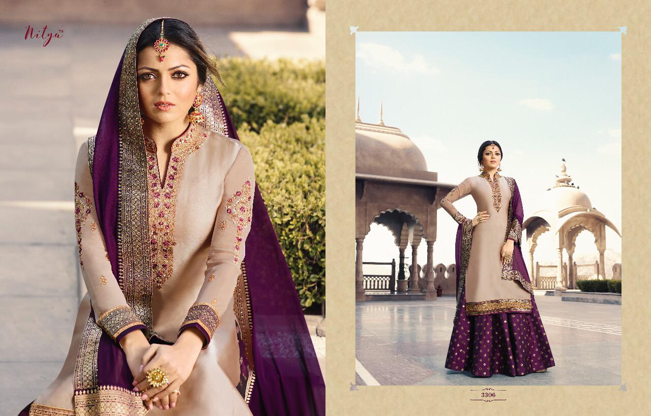 Nitya 133 Embroidery Salwar Kameez Catalogue