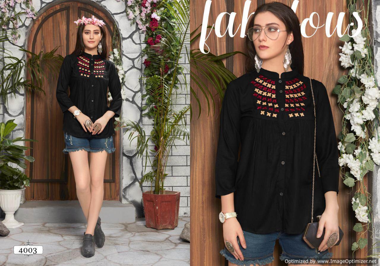 Compass Vol 4 By Riya Fashion Western Top Catalogue