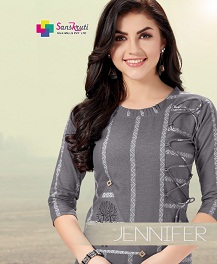 Jennifer By Sanskruti Fashion Designer Kurtis Catalogue