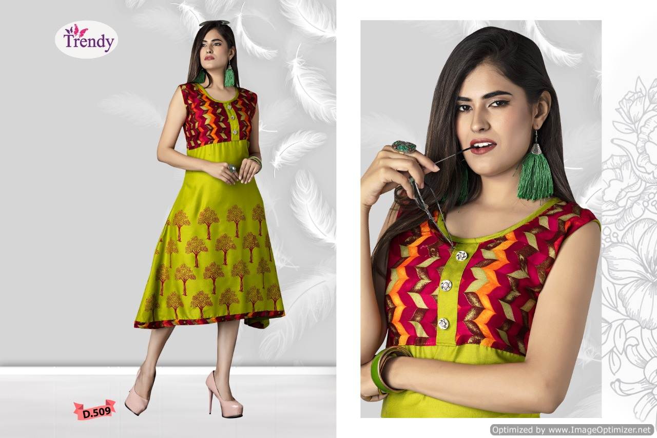 Raashi Anarkali Kurtis Catalogue By Trendy Fashion