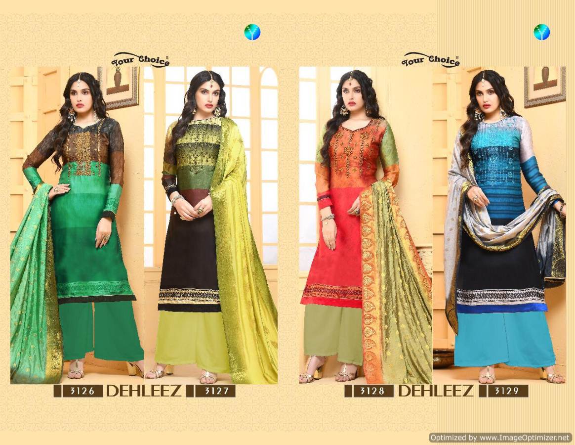 Dehleez By Your Choice Salwar Kameez Catalogue