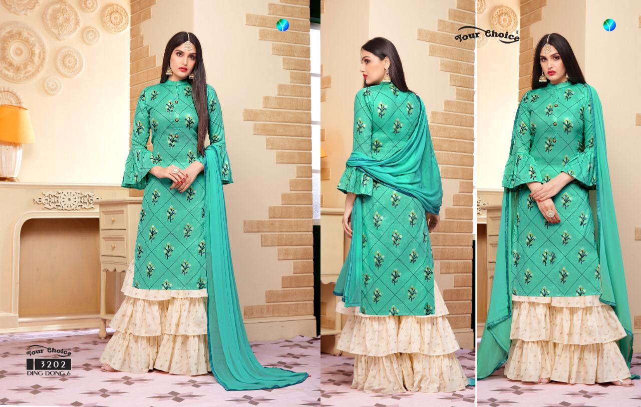 Ding Dong Vol 6 By Your Choice Designer Salwar Suit Catalogue