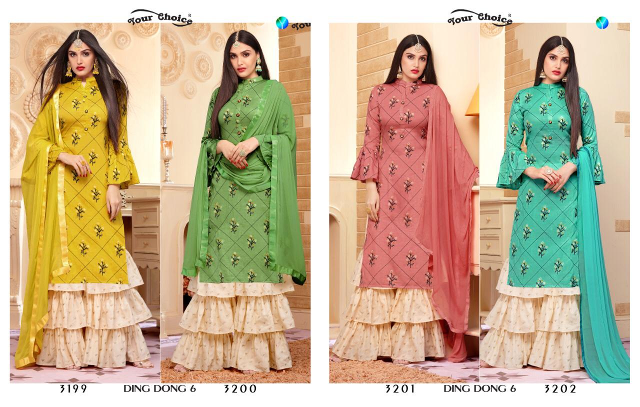 Ding Dong Vol 6 By Your Choice Designer Salwar Suit Catalogue