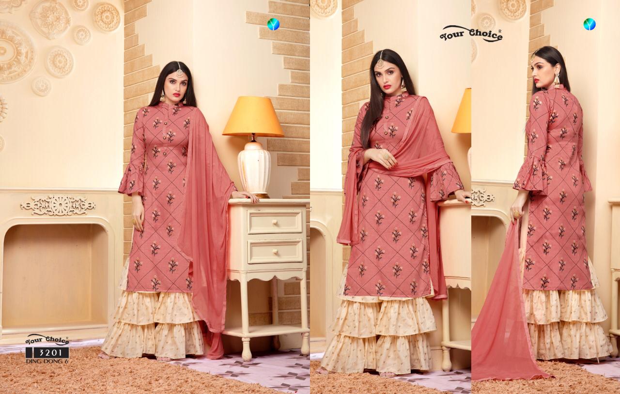 Ding Dong Vol 6 By Your Choice Designer Salwar Suit Catalogue