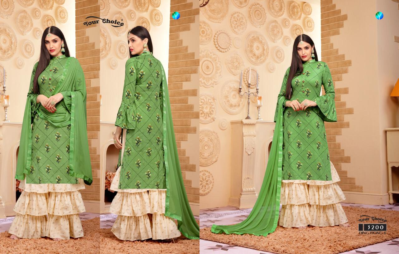 Ding Dong Vol 6 By Your Choice Designer Salwar Suit Catalogue