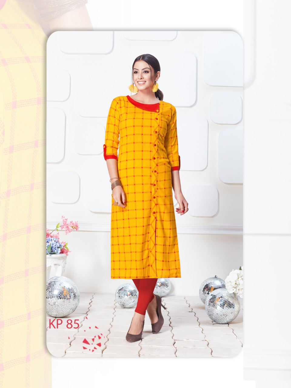 Krisha Fashion By Jasmine Causal Kurti Catalogue