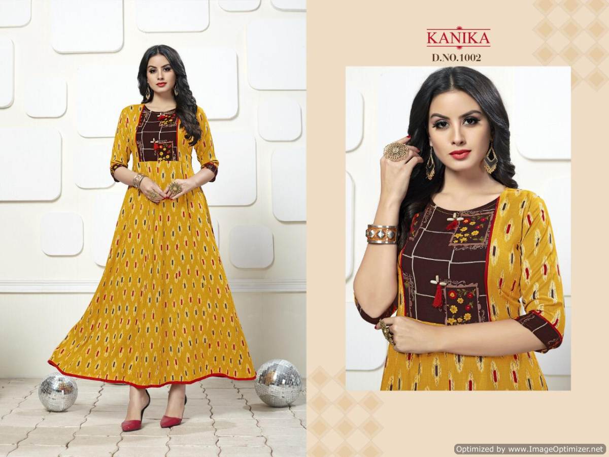 Ghoomar By Kanika Fashion Designer Kurtis Catalogue