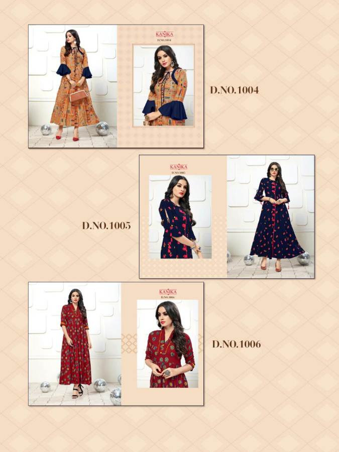 Ghoomar By Kanika Fashion Designer Kurtis Catalogue