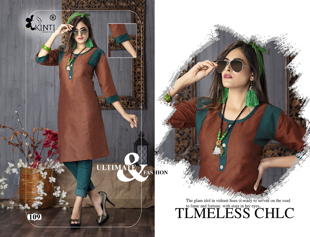 Chitra Vol 10 By Kinti Fashion Designer Kurti Catalogue