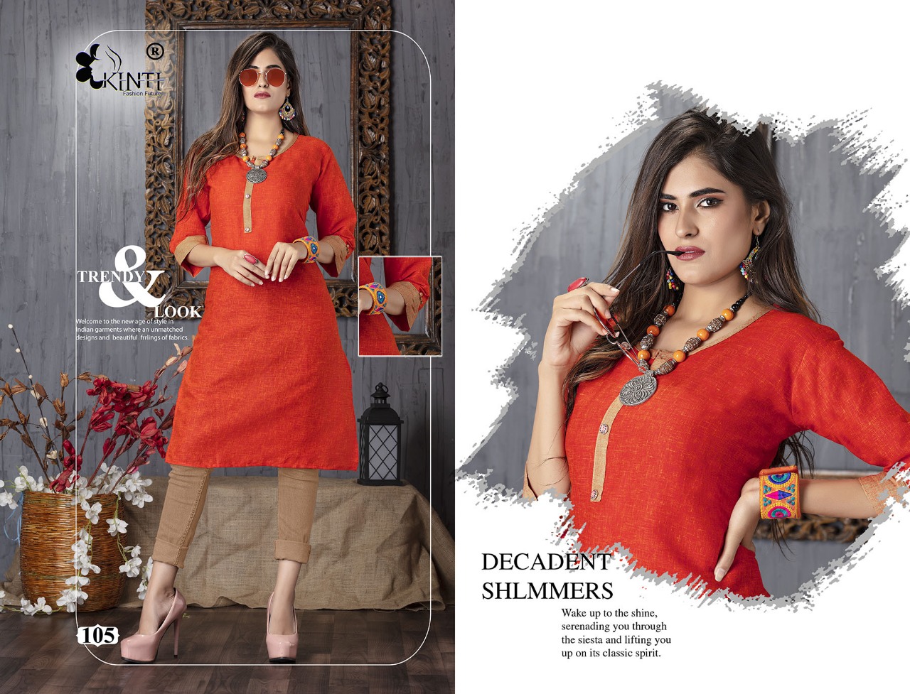 Chitra Vol 10 By Kinti Fashion Designer Kurti Catalogue