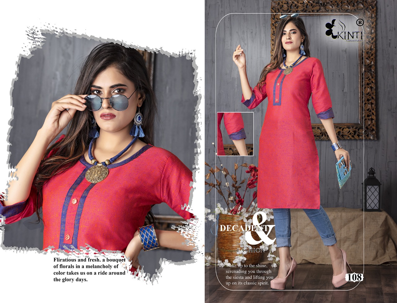 Chitra Vol 10 By Kinti Fashion Designer Kurti Catalogue