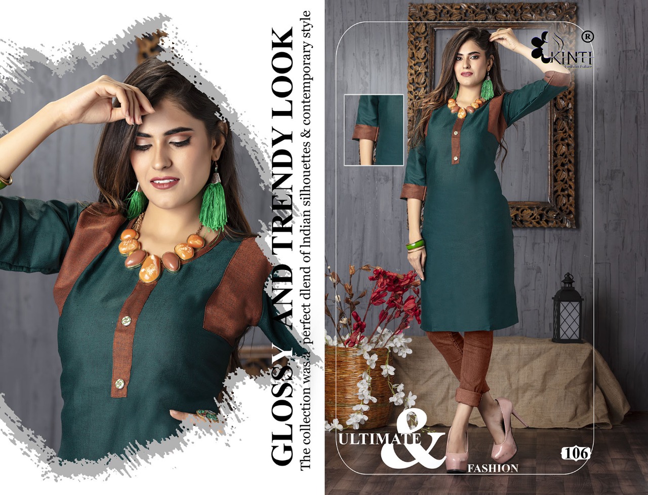 Chitra Vol 10 By Kinti Fashion Designer Kurti Catalogue