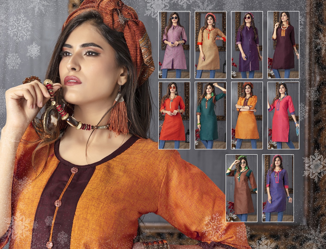 Chitra Vol 10 By Kinti Fashion Designer Kurti Catalogue