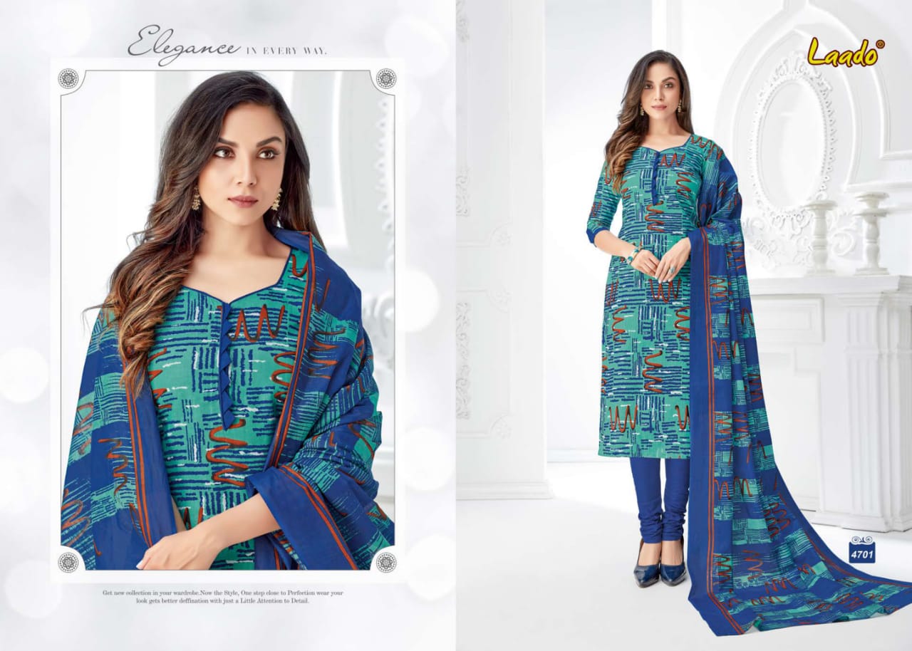 Laado Vol 47 Cotton Dress Materials Catalogue