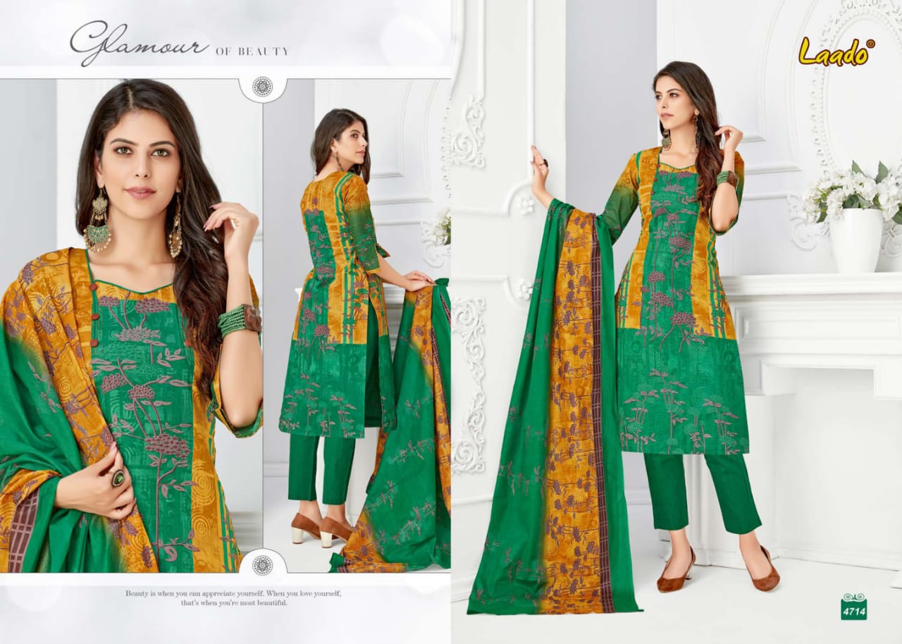 Laado Vol 47 Cotton Dress Materials Catalogue