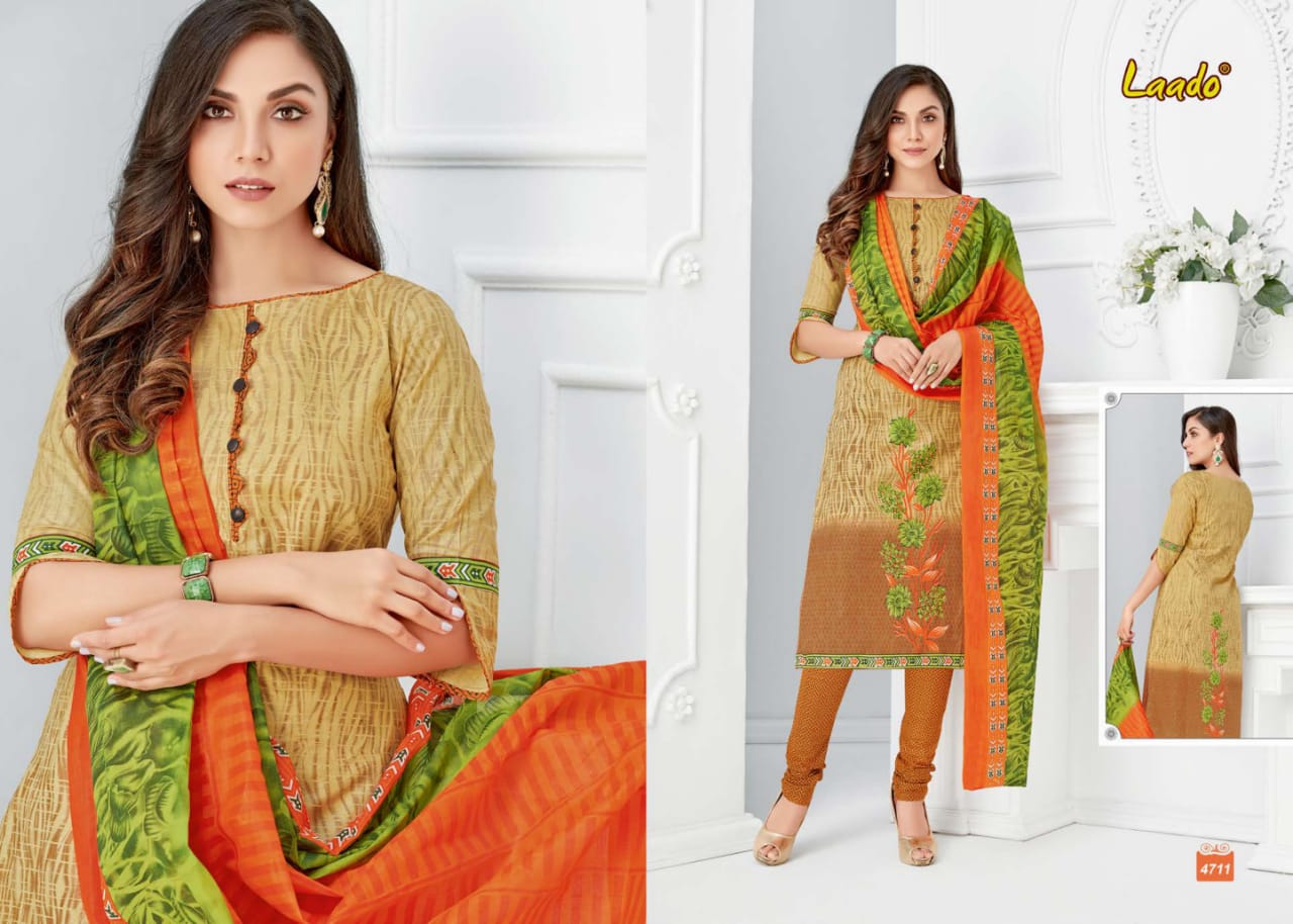 Laado Vol 47 Cotton Dress Materials Catalogue