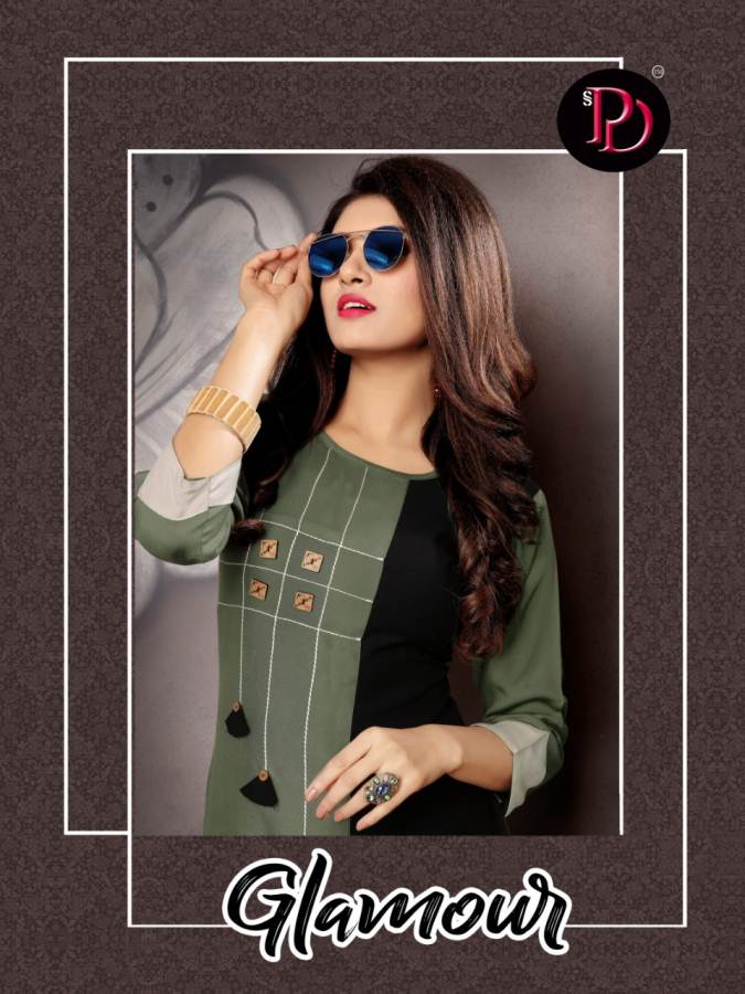 Poorvi Designer By Glamour Designer Kurti Catalogue