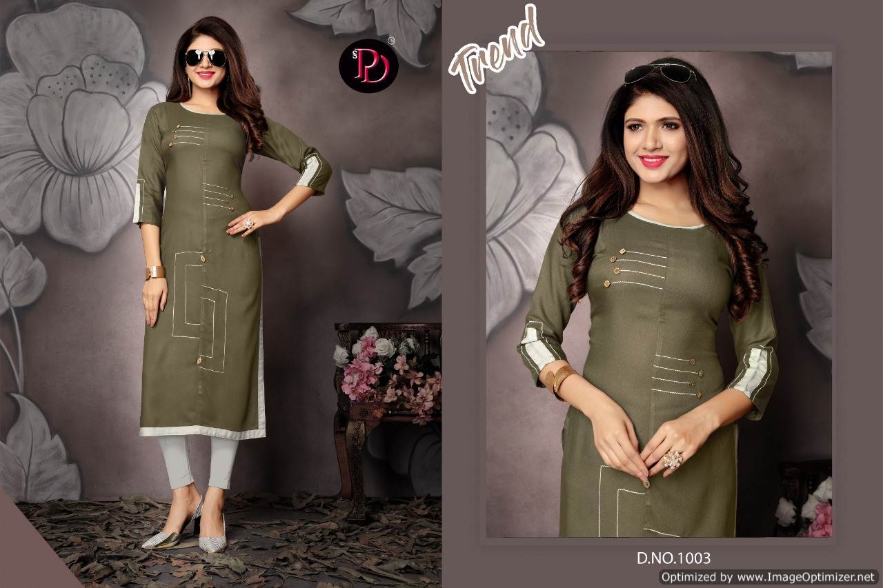 Poorvi Designer By Glamour Designer Kurti Catalogue