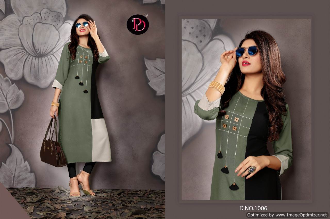 Poorvi Designer By Glamour Designer Kurti Catalogue