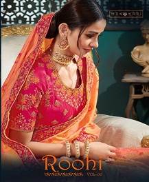 Roohi Vol 6 By Manohari Fashion Wedding Sarees Catalogue