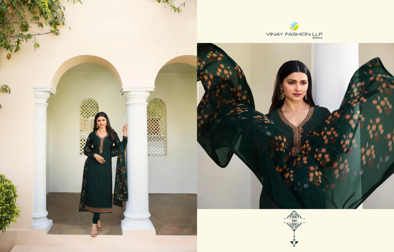 Silkina Royal Crepe 26 By Vinay Fashion Churidar Salwar Kameez Catalogue