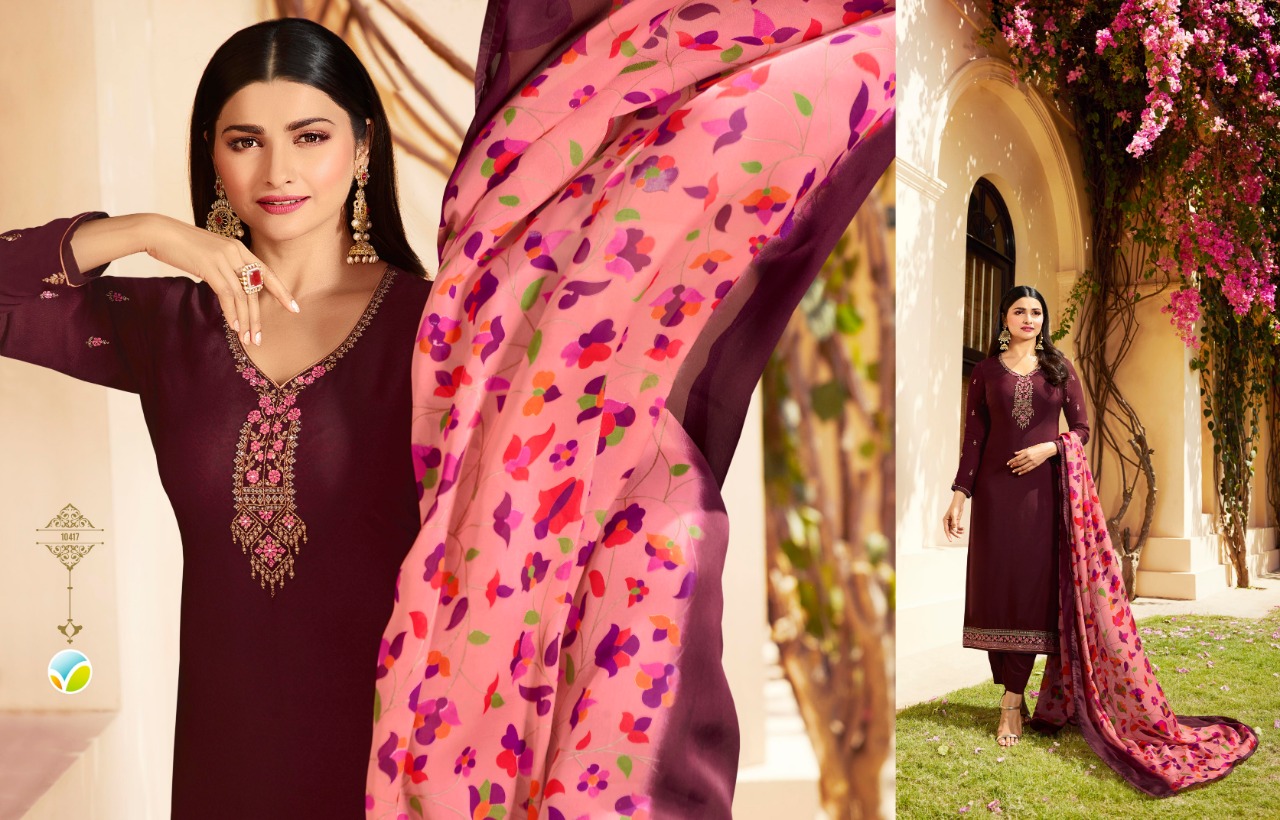 Silkina Royal Crepe 26 By Vinay Fashion Churidar Salwar Kameez Catalogue