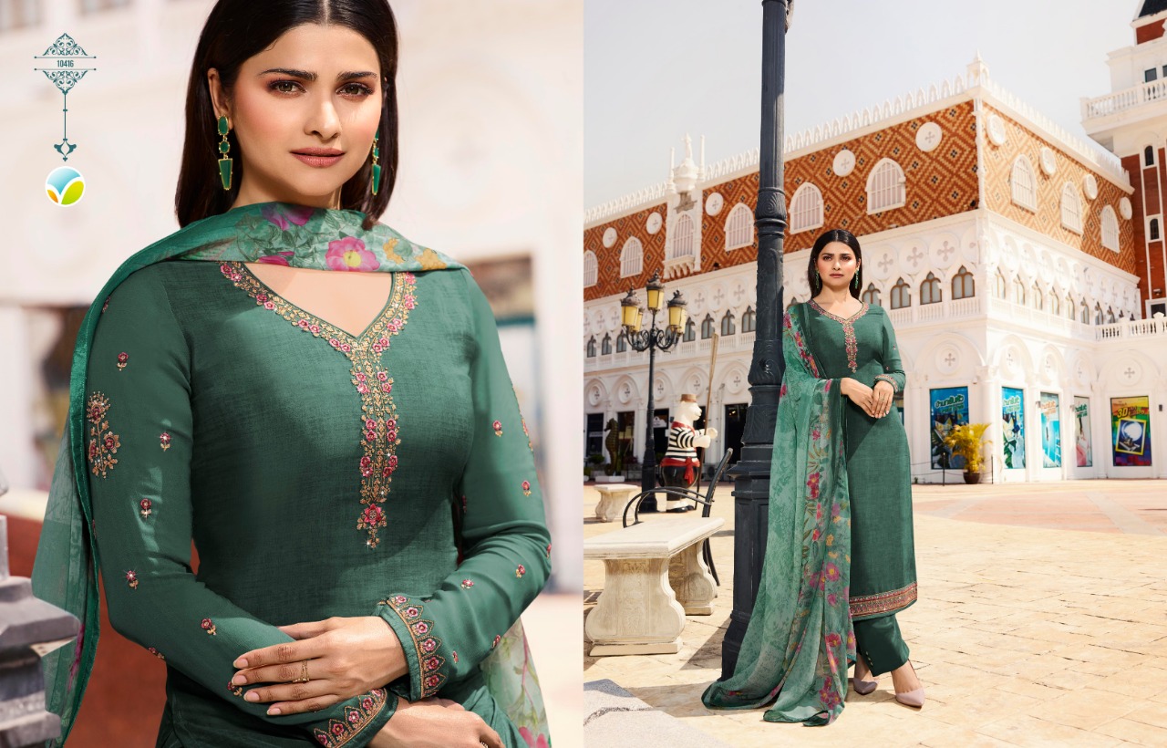 Silkina Royal Crepe 26 By Vinay Fashion Churidar Salwar Kameez Catalogue