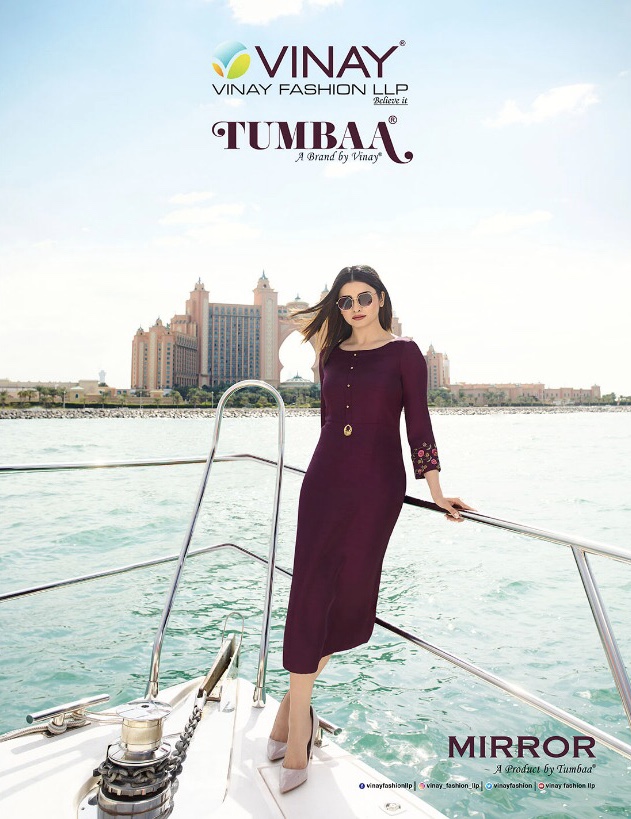 Mirror Designer Kurti Catalogue By Vinay Thumbaa Fashion