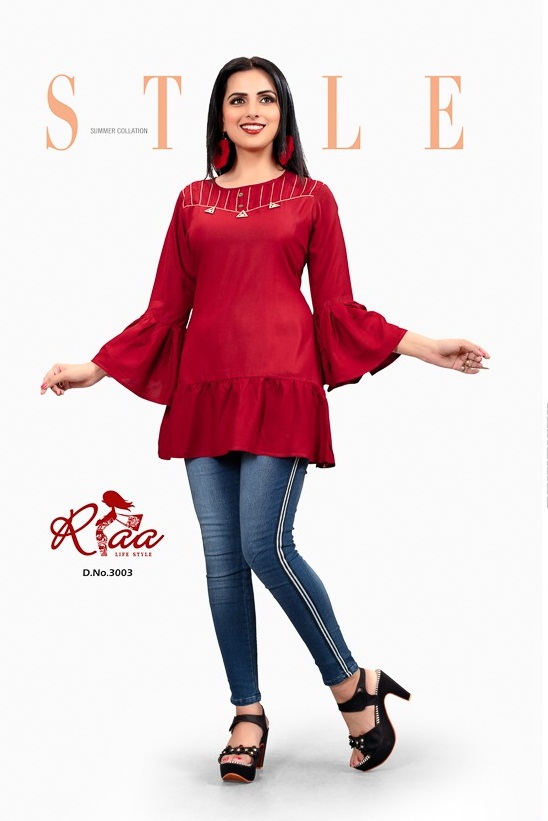 Princy Riaa Lifestyle Western Wear Top Catalogue