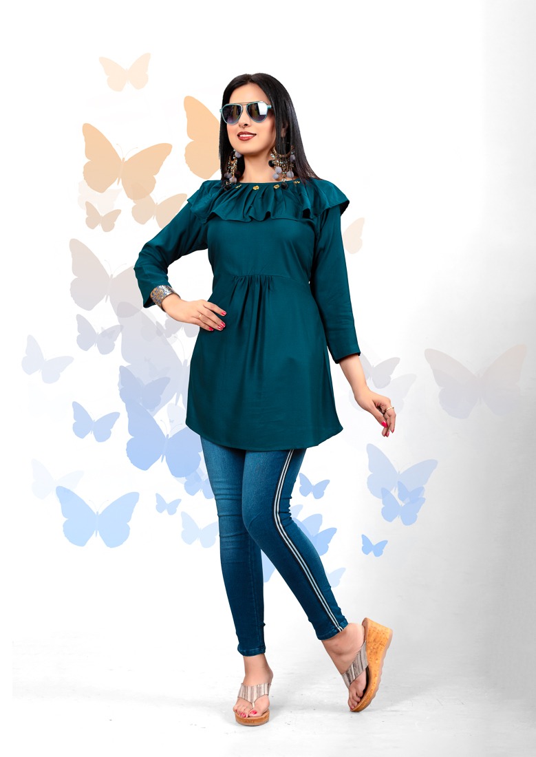 Princy Riaa Lifestyle Western Wear Top Catalogue