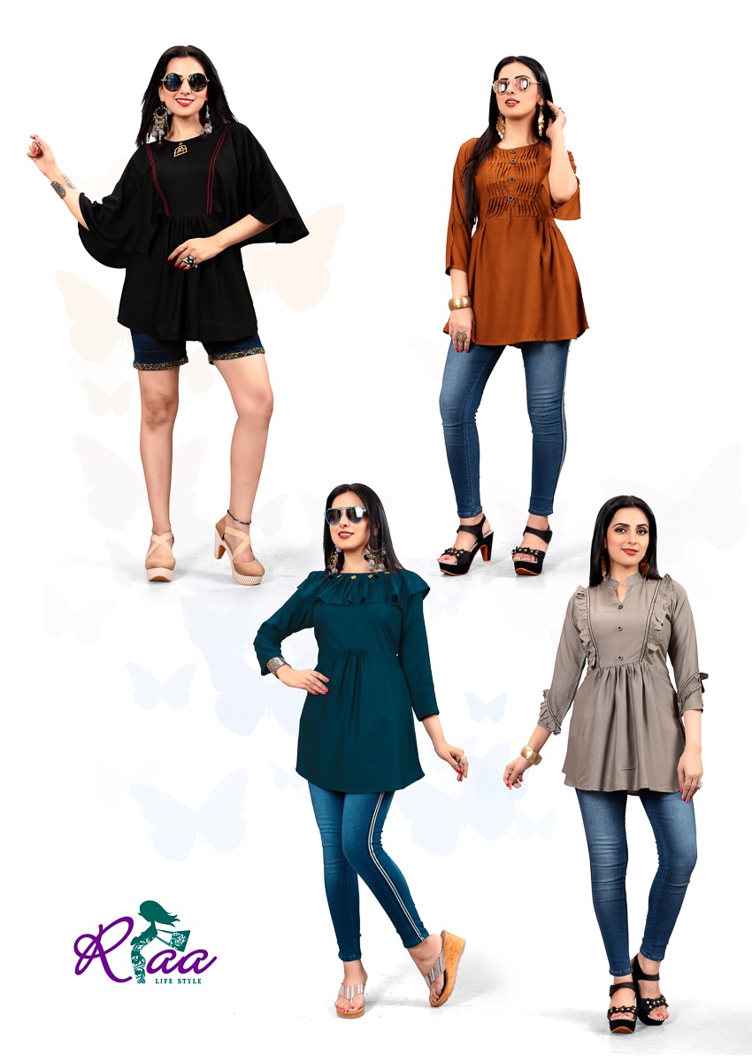 Princy Riaa Lifestyle Western Wear Top Catalogue