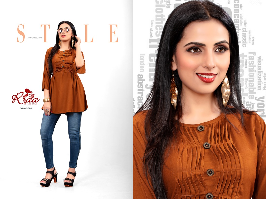 Princy Riaa Lifestyle Western Wear Top Catalogue