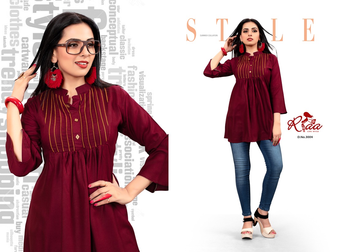 Princy Riaa Lifestyle Western Wear Top Catalogue