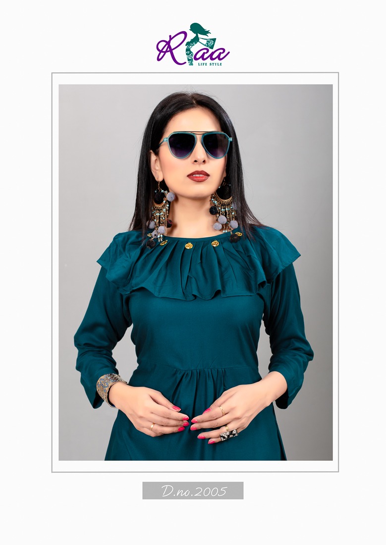 Princy Riaa Lifestyle Western Wear Top Catalogue