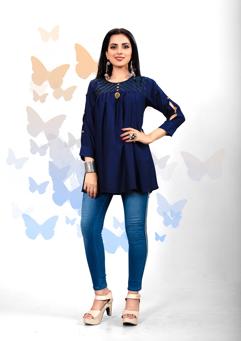 Princy Riaa Lifestyle Western Wear Top Catalogue