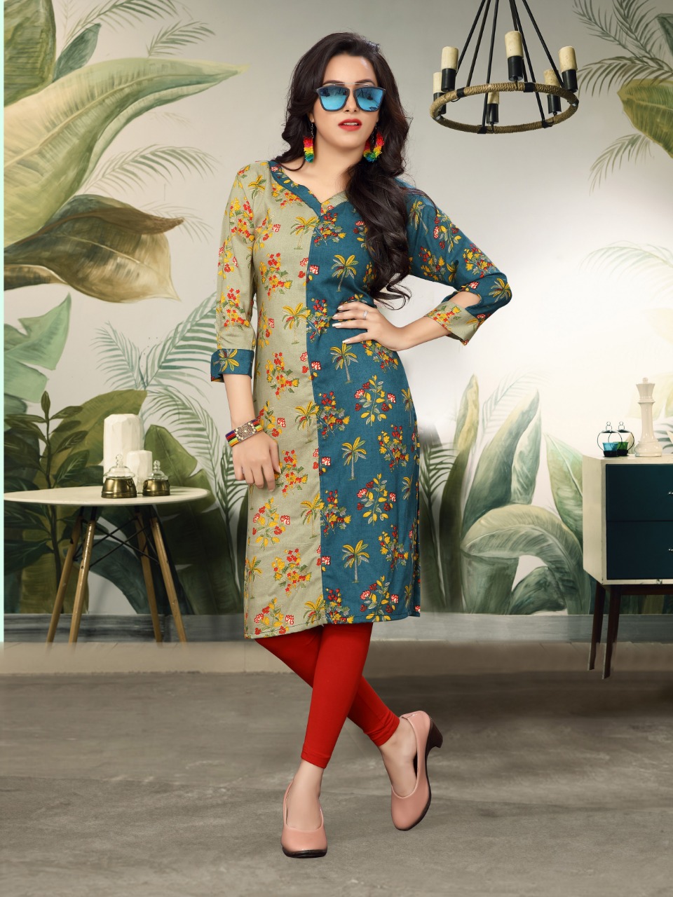 Rasberry-2 By Watermelon Casual Kurtis Wholesale