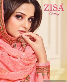 Daisy By Zisa Fashion Designer Churidar Dress Materials Catalogue