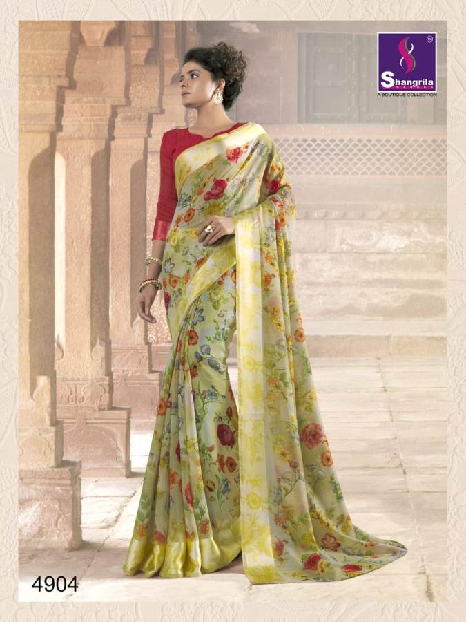 Kanchana Cotton 19 By Shangrila Printed Rich Sarees Collection