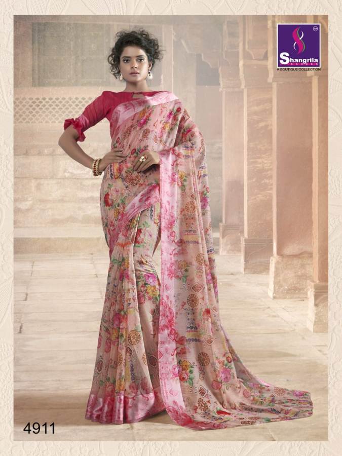 Kanchana Cotton 19 By Shangrila Printed Rich Sarees Collection