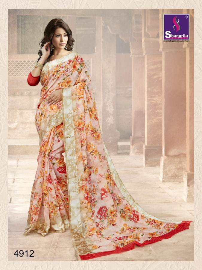 Kanchana Cotton 19 By Shangrila Printed Rich Sarees Collection